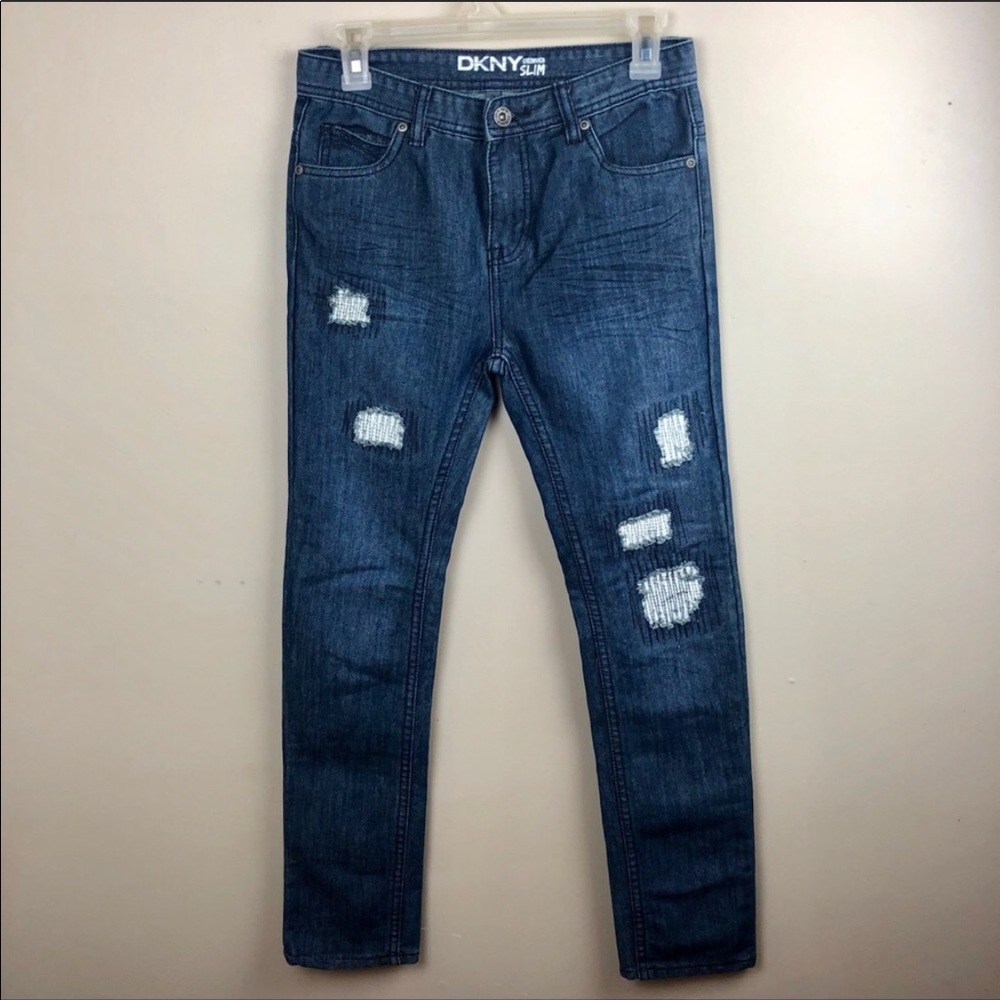 DKNY Greenwich Slim Jeans Size 14